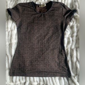 Fendi Brown Label T-Shirt